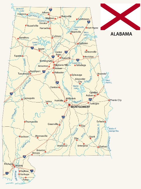 Service Area Alabama